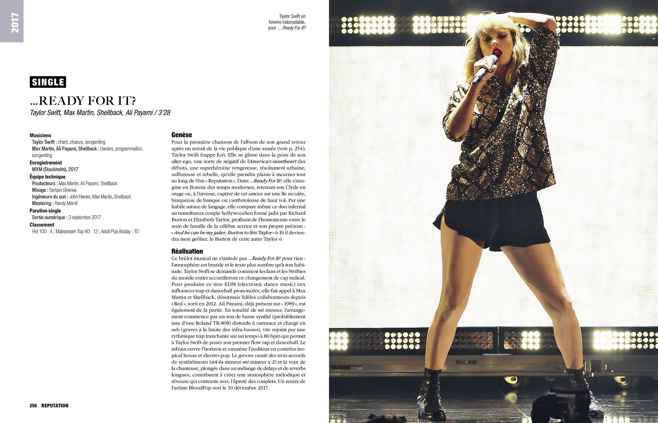 3e page intérieure de Taylor Swift La Totale