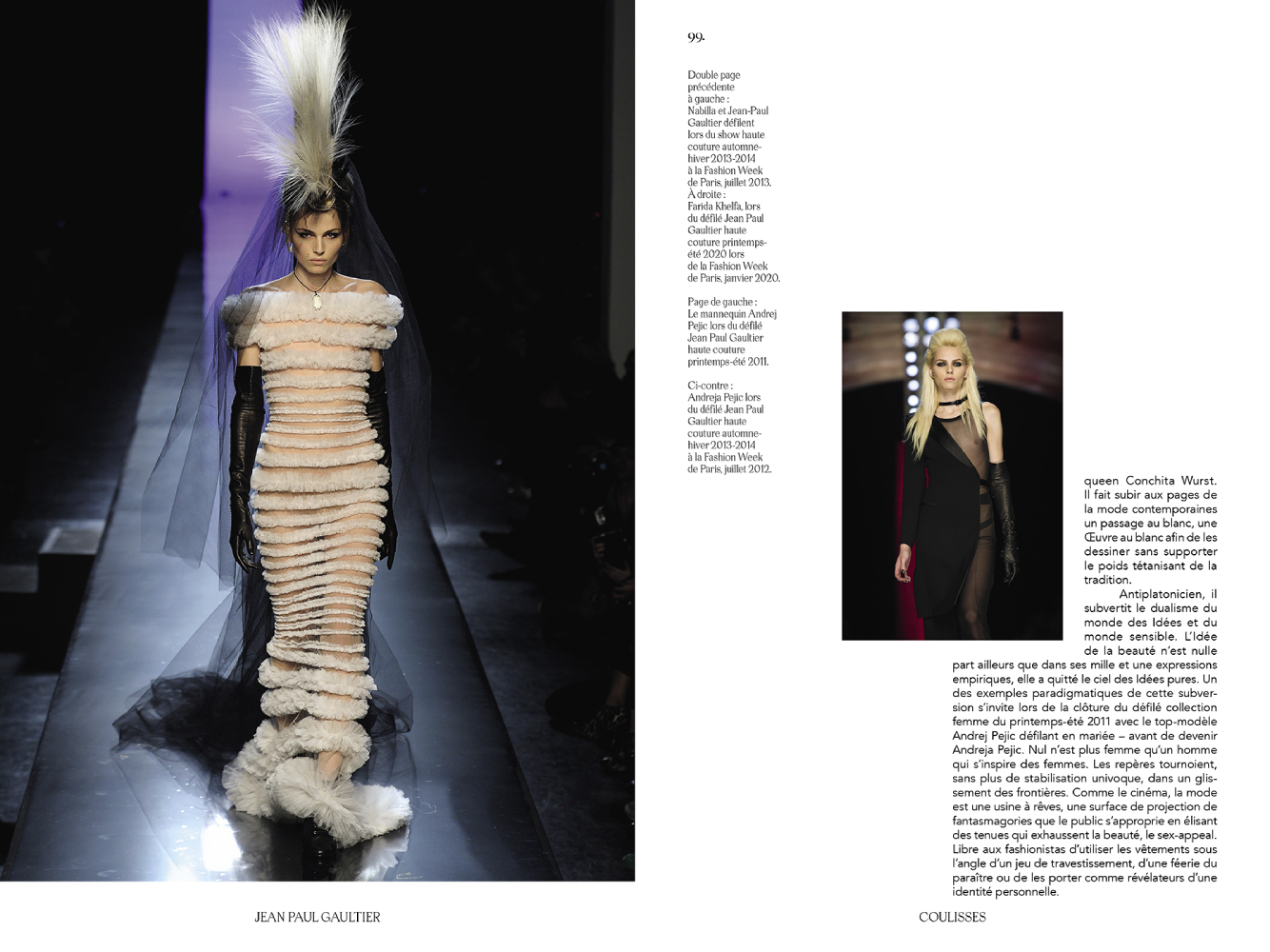 4e page intérieure de Jean-Paul Gaultier