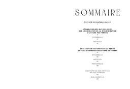 Déclaration des droits des femmes illustrée - Anne Bouillon - E/P/A