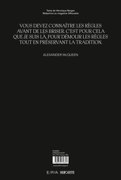 Alexander McQueen - Véronique Bergen - E/P/A